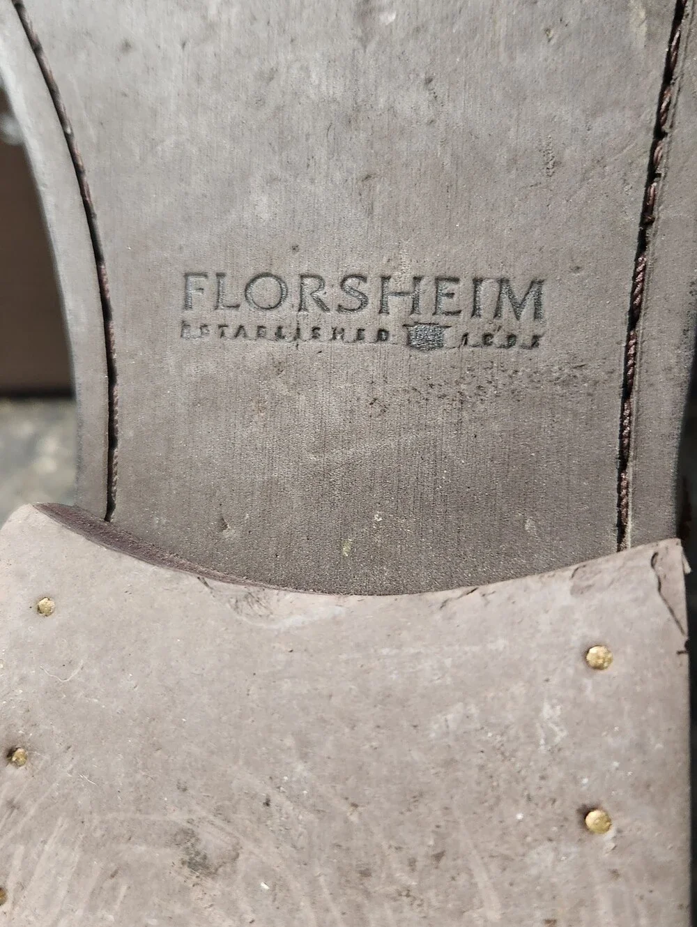 Florsheim Leather Wingtip Brogue Derby Oxfords Dress Shoes Size 10.5 D